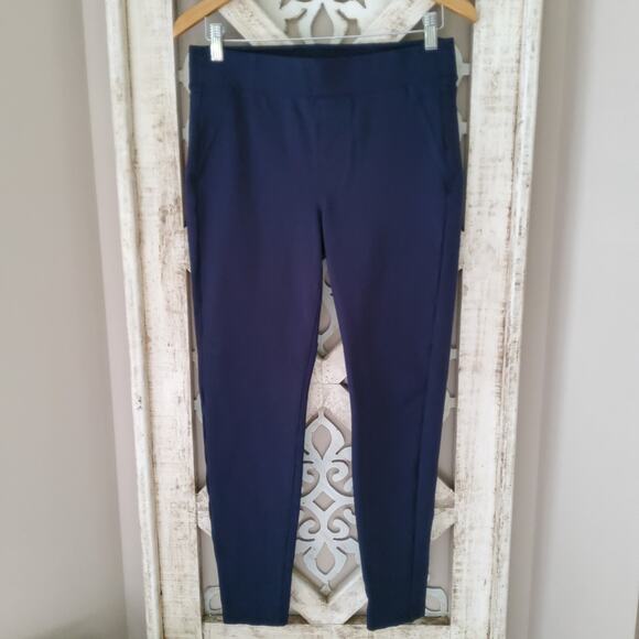 Liverpool Women's 8 29 Kennedy Pullon Elastic Waist Skinny Pant Cadet Blue - Picture 3 of 4